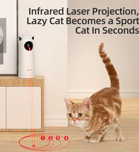 Automatic Cat Toys Interactive Smart Teasing Pet LED Laser Indoor Cat Toy Accessories Handheld Electronic Cat Toy for Dog