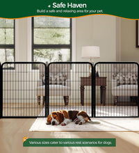 Dog Playpen Outdoor, 32 Inch 16 Panels Dog Pen Indoor Heavy Duty Puppy Exercise Pen Metal Pet Fence for RV Camping/Yard/Garden