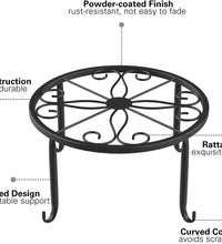 Metal Potted Plant Stands, 3 Pack 9