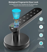 Smart Fingerprint Door Lock Biometric Keyless Entry Door Knob with Keypads by  for Home