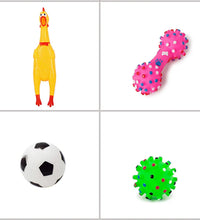 4 Pcs Dog Toys Pet Ball Bone Rope Squeaky Plush Toys Kit Puppy Lnteractive Molar Chewing Toy for Small Large Dogs Pug Supplies
