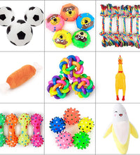 4 Pcs Dog Toys Pet Ball Bone Rope Squeaky Plush Toys Kit Puppy Lnteractive Molar Chewing Toy for Small Large Dogs Pug Supplies