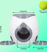 Automatic Ball Launcher for Dog Toy, Interactive Tennis Ball Launcher Machine for Medium Dogs, Interactive Training Smart Feeder
