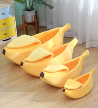 Banana Shaped Pet Bedding Comfortable Cat Nest Mat Winter Cushion Warm Soft Funny Kitten Sleeping Bag Cute Cozy Dog Accessories