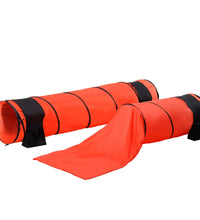VEVOR Dog Agility Training Equipment 7 PCS Set Upgrade W/ Hurdles 2 Tunnels Ring