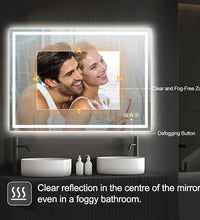 Abbagail LED Bathroom Mirror Bluetooth, Dimmable, Defog, Wall Mount