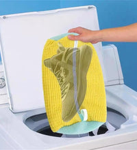 1/2PCS Washing Shoes Bag Protector Fluffy Fibers Polyester Washing Shoes Machine Friendly Laundry Bag Drying Bags