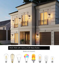 Outdoor Wood Grain Porch Lights