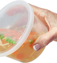 Food Storage Containers with Lids 8Oz, 16Oz, 32Oz Freezer Deli Cups Combo Pack, 44 Sets Bpa-Free Leakproof round Clear Takeout Container Meal Prep Microwavable, Airtight Lids (Mixed Sizes)