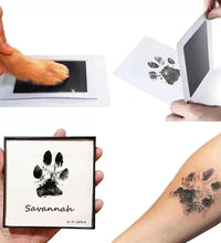 Pet Dog Footprint Handprint Pad Safe Non-Toxic Printing Pad Pet Footprint Baby Paw Print Pad Footprint Pad Ink-Free