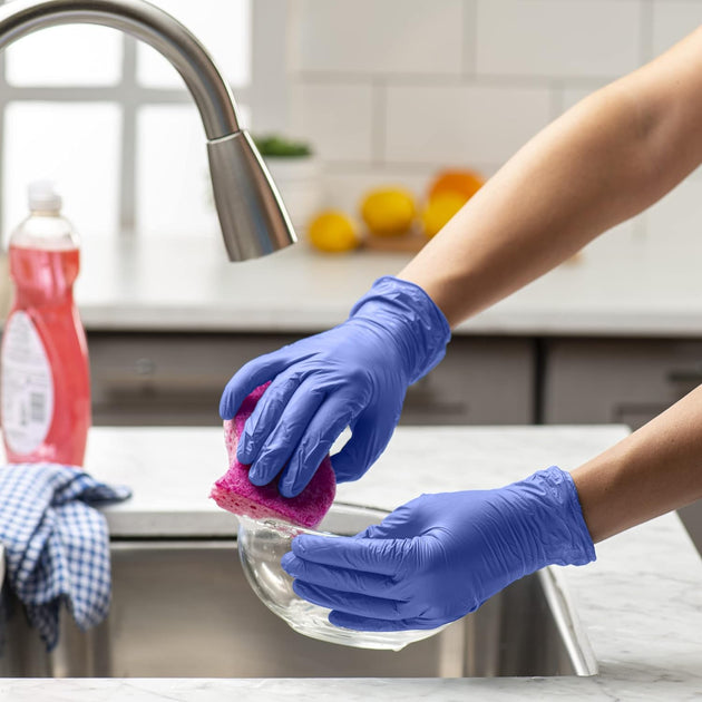 Nitrile Disposable Gloves - 4 Mil. | Latex & Rubber Free | Non-Sterile Powder Free