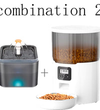 4L Pet Feeder Tuya WIFI Automatic Dog Food Dispenser Smart Cat Feeder 2L Cat Automatic Drinking Fountain Dog Water Feeder