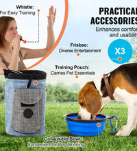 VEVOR Dog Agility Training Equipment 7 PCS Set Upgrade W/ Hurdles 2 Tunnels Ring