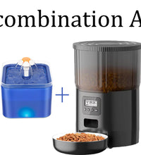 4L Pet Feeder Tuya WIFI Automatic Dog Food Dispenser Smart Cat Feeder 2L Cat Automatic Drinking Fountain Dog Water Feeder