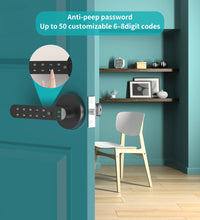 Smart Fingerprint Door Lock Biometric Keyless Entry Door Knob with Keypads by  for Home