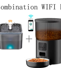 4L Pet Feeder Tuya WIFI Automatic Dog Food Dispenser Smart Cat Feeder 2L Cat Automatic Drinking Fountain Dog Water Feeder