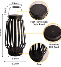 Solar Powered Outdoor Landscaping Path Lights Floor Lamp