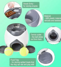 Automatic Ball Launcher for Dog Toy, Interactive Tennis Ball Launcher Machine for Medium Dogs, Interactive Training Smart Feeder
