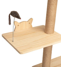 Damyanti Wall-Mounted Cat Tree Shelved 6 Pcs Climbing Center