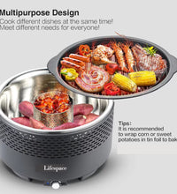 Portable Lightweight Charcoal Grill with FREE Carry Bag