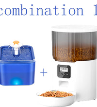 4L Pet Feeder Tuya WIFI Automatic Dog Food Dispenser Smart Cat Feeder 2L Cat Automatic Drinking Fountain Dog Water Feeder