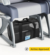 Pet Carrier Airline Approved, Cat Carriers for Medium Cats Small Cats, Soft Dog Carriers for Small Dogs Medium Dogs, TSA Approved Pet Carrier for Cats Dogs of 15 Lbs, Puppy Carrier,Black