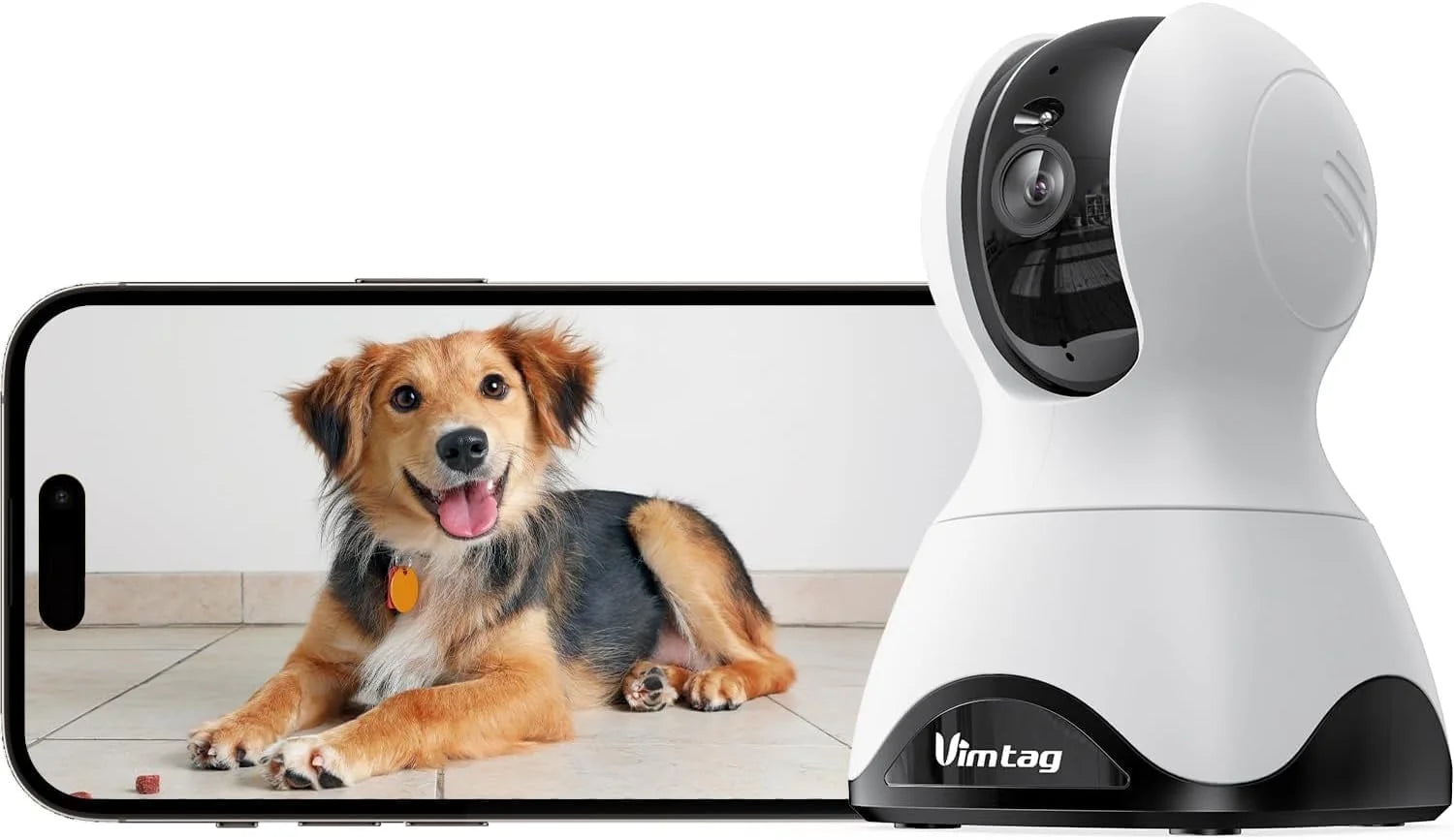 2.5K QHD Indoor Security Camera, 2.4G&5Ghz Wifi, Pan/Tilt Home Camaras Monitor with Night Vision, Phone App, Audio, Motion Detection and Cloud & SD Card Storage,Pet/Dog/Cat/Baby Cam.