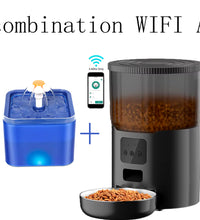 4L Pet Feeder Tuya WIFI Automatic Dog Food Dispenser Smart Cat Feeder 2L Cat Automatic Drinking Fountain Dog Water Feeder