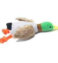 Cute Plush Duck Sound Pet Toys Stuffed Squeaky Animal Squeak Dog Toy Cleaning Tooth Dog Chew Rope Toys Pet Dog Accessories Toys