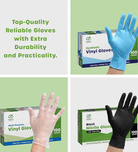 Nitrile Disposable Gloves - 4 Mil. | Latex & Rubber Free | Non-Sterile Powder Free