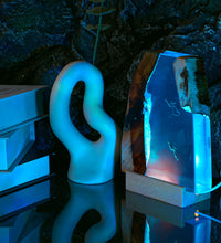 Resin Ocean Lamp,Shark and Diver Resin Wood Lamp