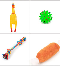 4 Pcs Dog Toys Pet Ball Bone Rope Squeaky Plush Toys Kit Puppy Lnteractive Molar Chewing Toy for Small Large Dogs Pug Supplies