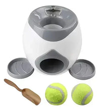 Automatic Ball Launcher for Dog Toy, Interactive Tennis Ball Launcher Machine for Medium Dogs, Interactive Training Smart Feeder