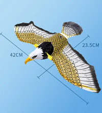 Simulation Bird Interactive Cat Toys Electric Hanging Eagle Flying Bird Cat Teasering Play Cat Stick Scratch Rope Kitten Dog Toy