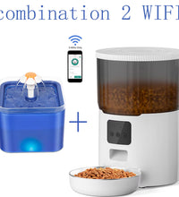 4L Pet Feeder Tuya WIFI Automatic Dog Food Dispenser Smart Cat Feeder 2L Cat Automatic Drinking Fountain Dog Water Feeder