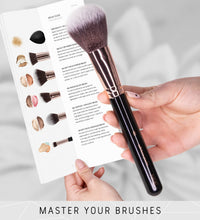 Beauty 15Piece Award Winning Professional Makeup Brush Set: Vegan Makeup Brushes with Case, Makeup Sponge, Brush Cleaner, Guide, Gift Box