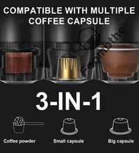 Wireless Electric Portable Espresso Coffee Machine for Car & Home Camping Coffee Maker 3-In-1 Capsule Powder Travel Coffee Maker