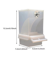 No Mess Bird Feeders Automatic Parrot Feeder Drinker Acrylic Seed Food Container Cage Accessories for Small and Medium Parakeets