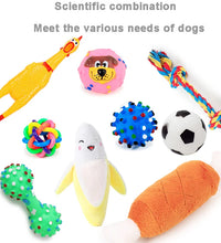 4 Pcs Dog Toys Pet Ball Bone Rope Squeaky Plush Toys Kit Puppy Lnteractive Molar Chewing Toy for Small Large Dogs Pug Supplies