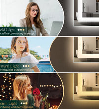 Abbagail LED Bathroom Mirror Bluetooth, Dimmable, Defog, Wall Mount