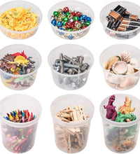 Food Storage Containers with Lids 8Oz, 16Oz, 32Oz Freezer Deli Cups Combo Pack, 44 Sets Bpa-Free Leakproof round Clear Takeout Container Meal Prep Microwavable, Airtight Lids (Mixed Sizes)