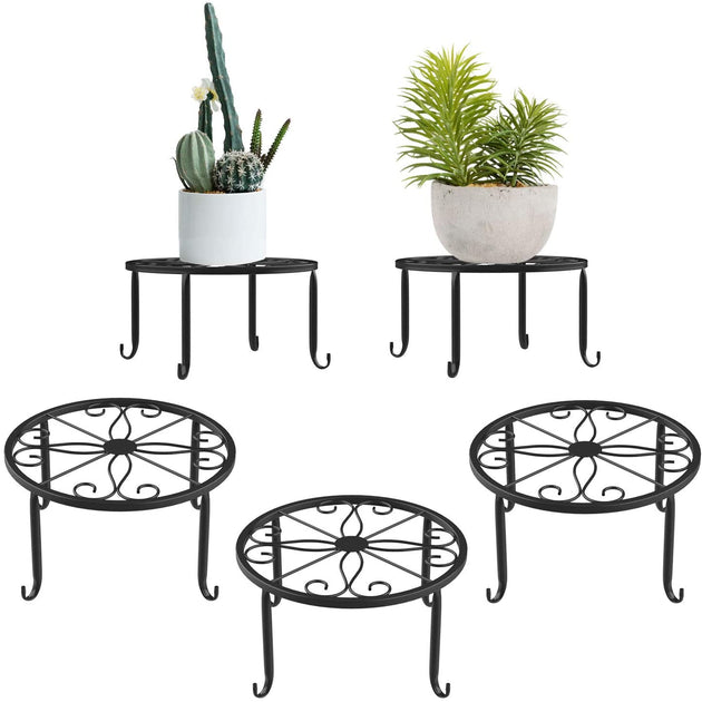 Metal Potted Plant Stands, 3 Pack 9
