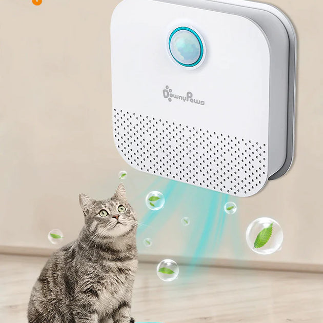Downypaws 4000Mah Smart Cat Odor Purifier for Cats Litter Box Deodorizer Dog Toilet Rechargeable Air Cleaner Pets Deodorization